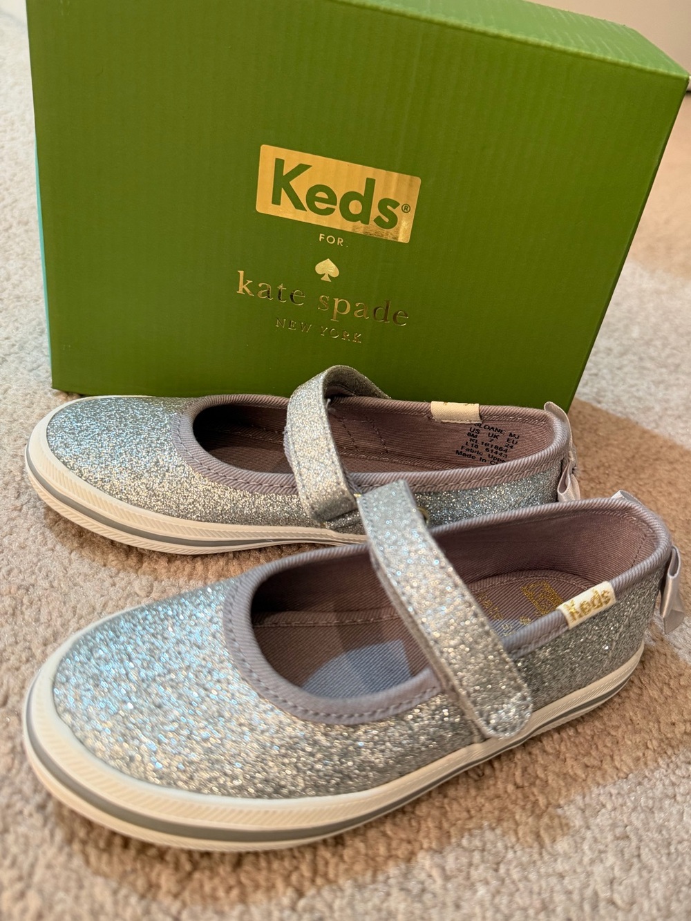 Keds for Kate Spade Silver Shoes